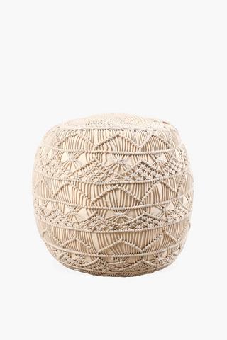 Knit Pouffe