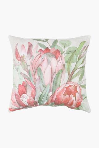 Printed Blouberg Protea Scatter Cushion Cover, 50x50cm