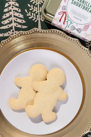 Vanilla Shortbread Men Cookie Tin, 150g