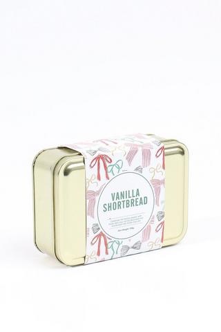 Vanilla Shortbread Men Cookie Tin, 150g