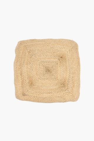 Plain Jute Chair Pad, 40x40cm