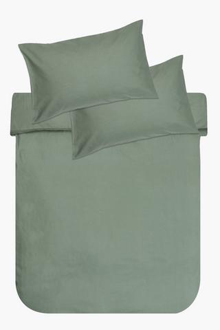Polycotton Plain Duvet Cover Set