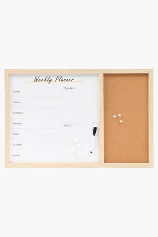 Magnetic Whiteboard Weekly Planner