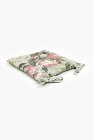 Printed Wetherby Chair Pad, 40x40cm