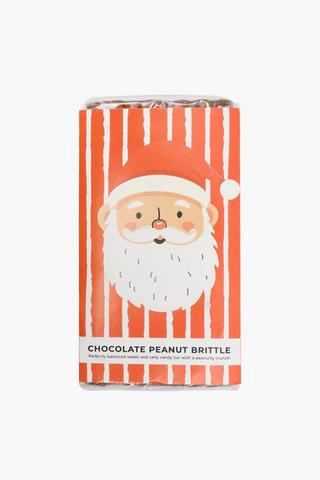 Festive Chocolate Peanut Brittle Slab, 200g