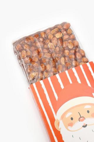 Festive Chocolate Peanut Brittle Slab, 200g