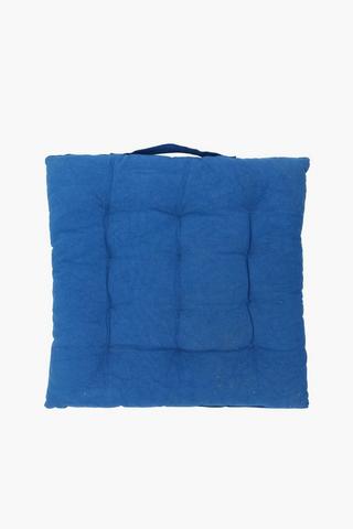 Plain Cotton Chair Pad, 40x40cm