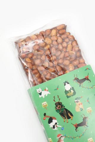 Festive Chocolate Peanut Brittle Slab, 200g