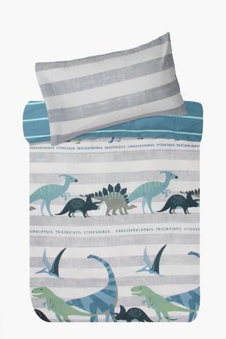 Soft Touch Watson Dino Reversible Duvet Cover