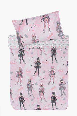 Polycotton Batgirl Reversible Comforter Set
