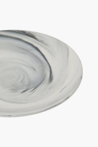 Marble Swirl Porcelain Dinner Plate
