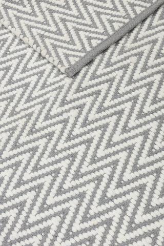 Glen Bay Polycotton Jacquard Geometric Rug, 120x180cm
