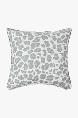 Printed Patio Uv Leppy Scatter Cushion, 60x60cm