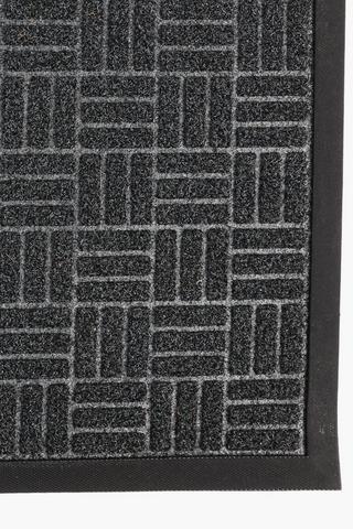 Pvc Geometric Door Mat, 45x75cm