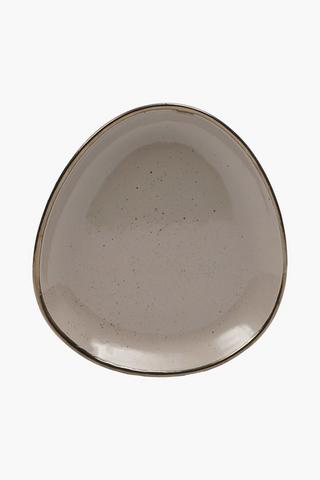 Stoneware Oval Dinner Plate