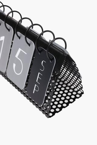 Mesh Desk Flip Calendar, 27x14cm