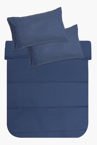 Soft Touch Washed Plain Comforter In A Bag