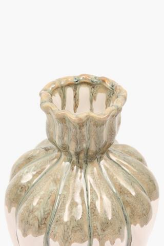 Water Lily Belly Vase