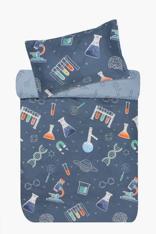 Soft Touch Darwin Science Reversible Duvet Cover Set