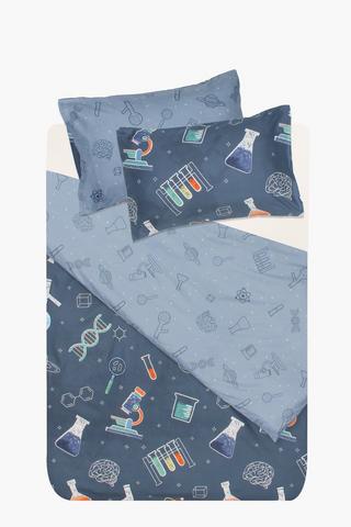 Soft Touch Darwin Science Reversible Duvet Cover Set