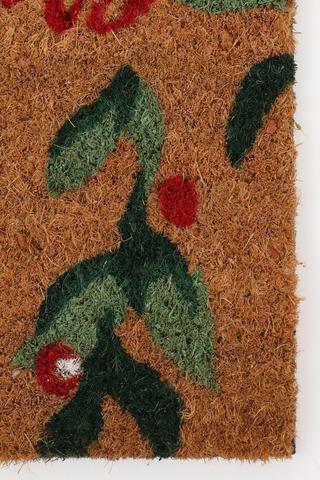 Christmas Coir Script Door Mat, 40x60cm