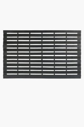 Rubber Lines Door Mat, 45x75cm