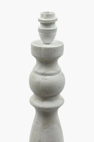 Ava Wooden Standing Lamp Base, B22