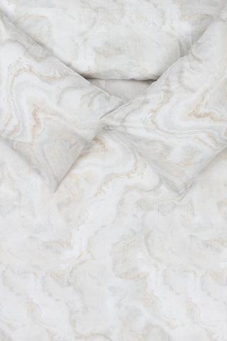 Cotton Cameron Marble Duvet Cover Set