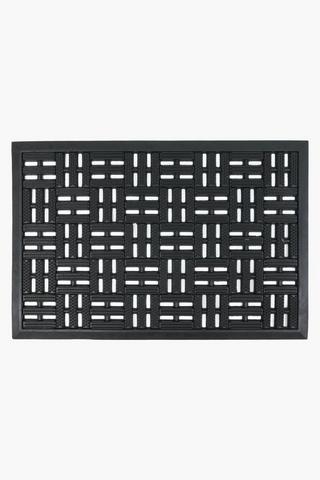 Rubber Cut Out Door Mat, 40x60cm