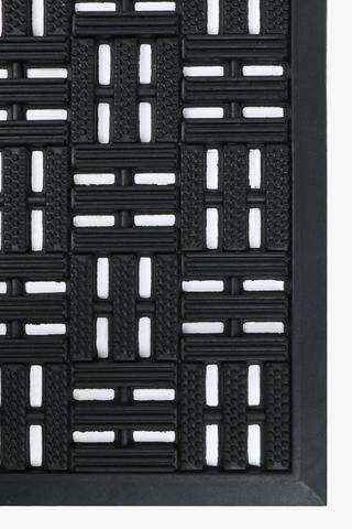 Rubber Cut Out Door Mat, 40x60cm