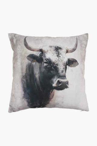Printed Balgowan Nguni Scatter Cushion, 50x50cm