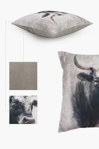 Printed Balgowan Nguni Scatter Cushion, 50x50cm