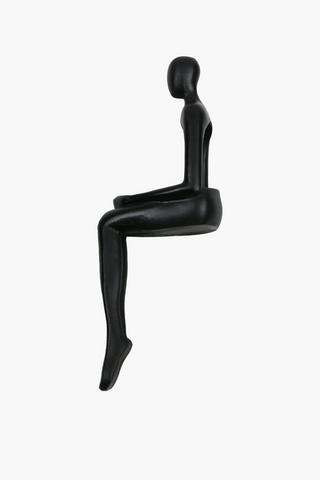 Contemplative Figure Statue, 9x23cm