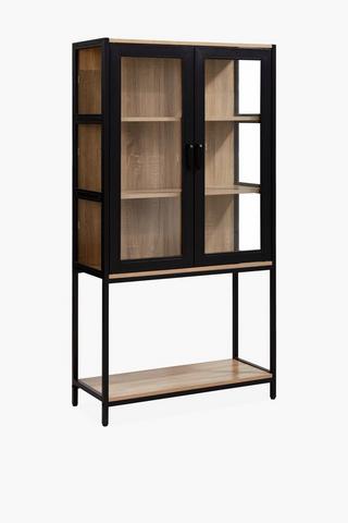 Glass And Wood Cabinet