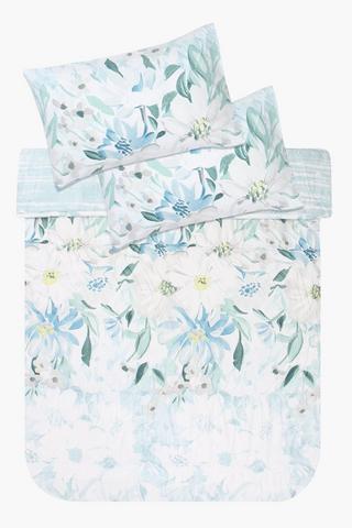 Soft Touch Audrey Floral Stripe Comforter Set