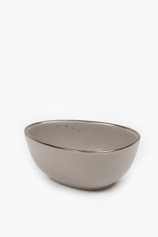 Stoneware Oval Bowl