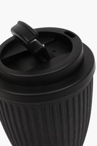 Ribbed Travel Mug