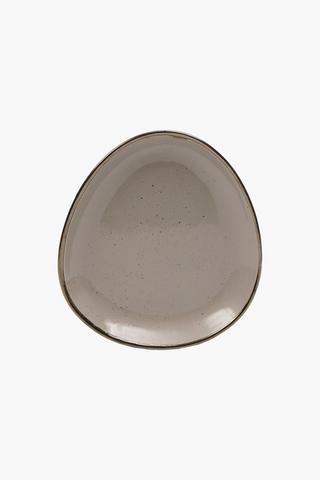 Stoneware Oval Side Plate