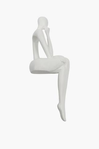 Thoughtful Figure Statue, 9x23cm