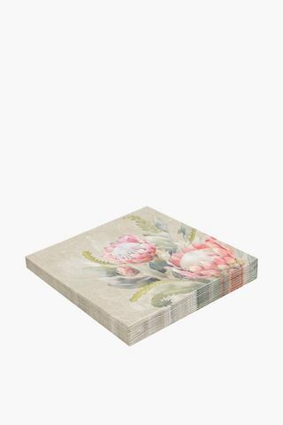 20 Pack Floral Serviette