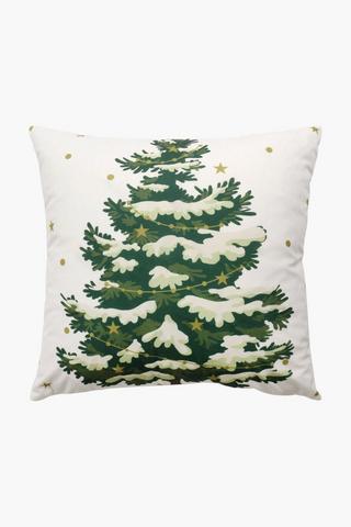 Christmas Printed Light Me Up Scatter Cushion, 50x50cm