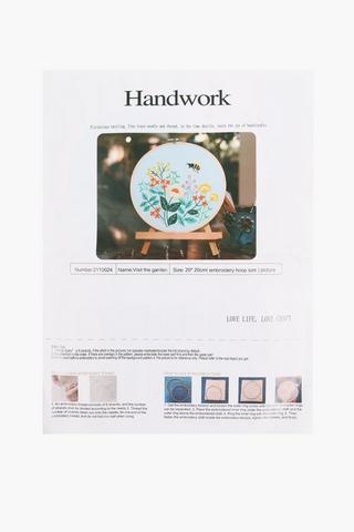 Diy Floral Embroidery Hoop