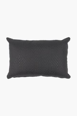 Soft Touch Chevron Usonic Scatter Cushion, 30x50cm