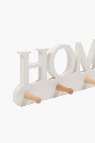 Home Wooden Wall Hook, 11x30cm