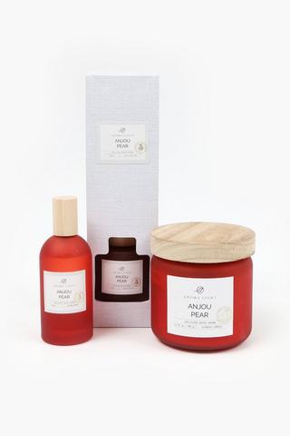 Anjou Pear Glass Candle, 395g