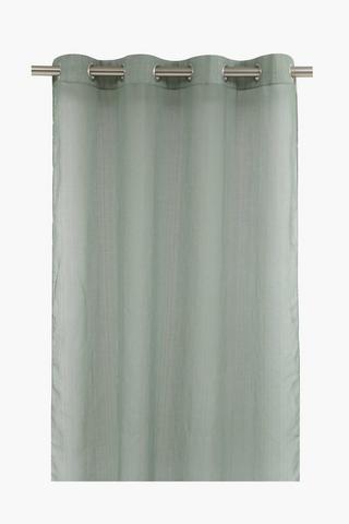 Textured Plain Summer Sheer Eyelet Curtain, 140x225cm