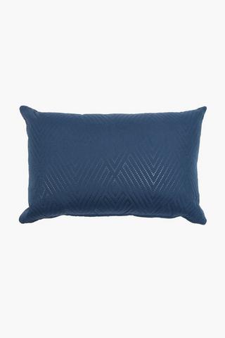 Soft Touch Chevron Usonic Scatter Cushion, 30x45cm