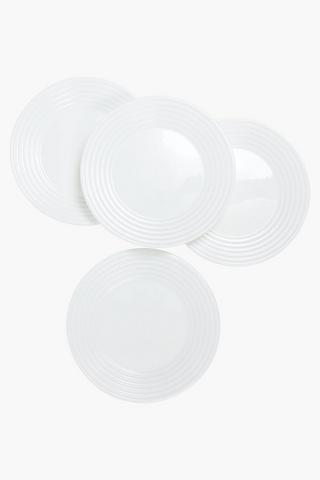 Vienna 4 Pack Glass Dinner Plates