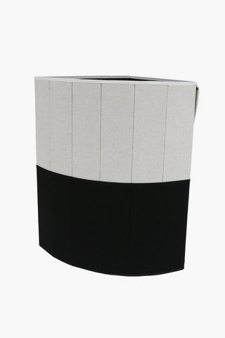 Angled Fabric Laundry Basket, L36xw36xh58cm