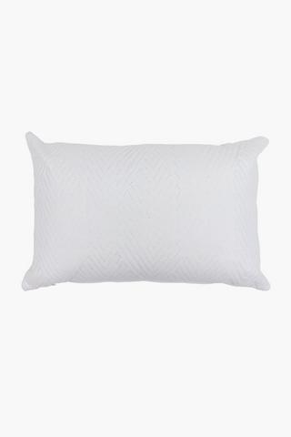 Soft Touch Chevron Usonic Scatter Cushion, 30x50cm